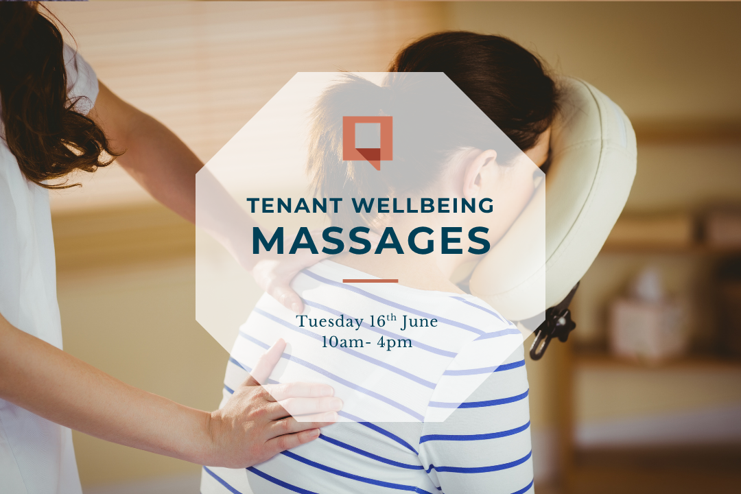 Tenant Wellbeing Massages – June