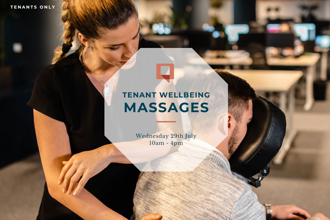 Tenant Wellbeing Massages 29th July
